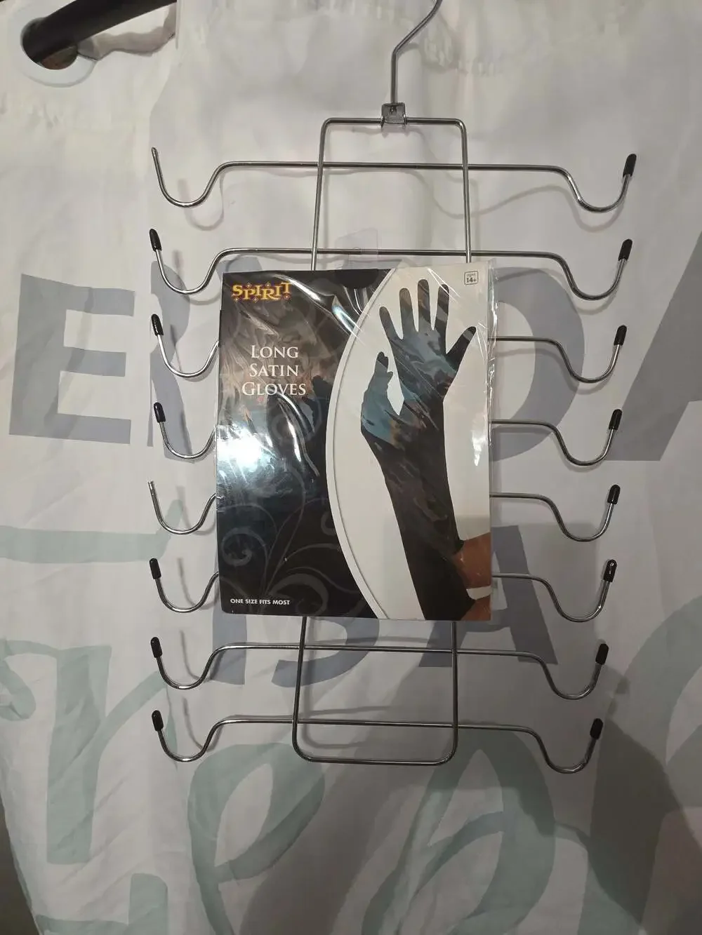 Spirit Halloween Long Satin Gloves One Size